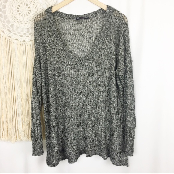 Brandy Melville Sweaters - BRANDY MELVILLE Wool Linen Open Knit Sweater